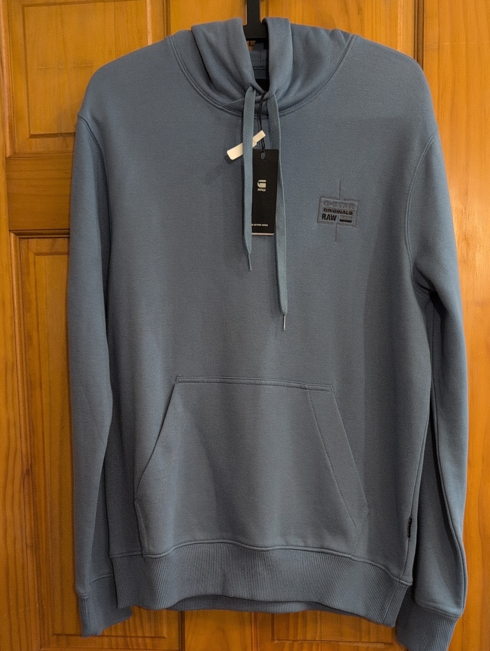 G-Star Raw Men's Slate Blue Hooded Sweatshirt